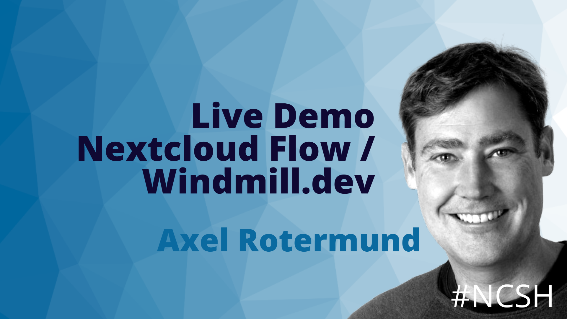 Live Demo: Nextcloud Flow/Windmill.dev